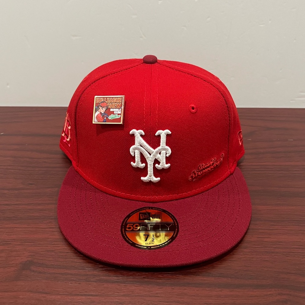 New Era x Big League Chew, 59Fifty Fitted Hat, New York Mets, Strawberry